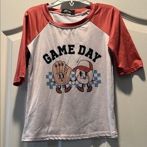 Game Day Graphic Raglan Tee